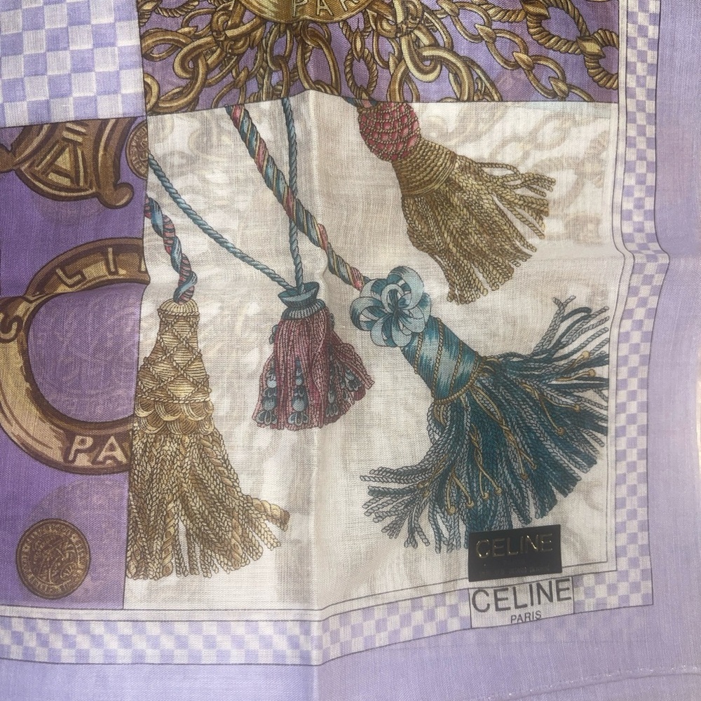 Celine scarf pocket square hankie New